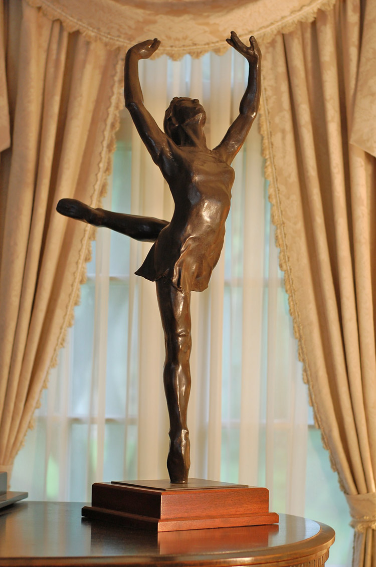 bronze dancer display base