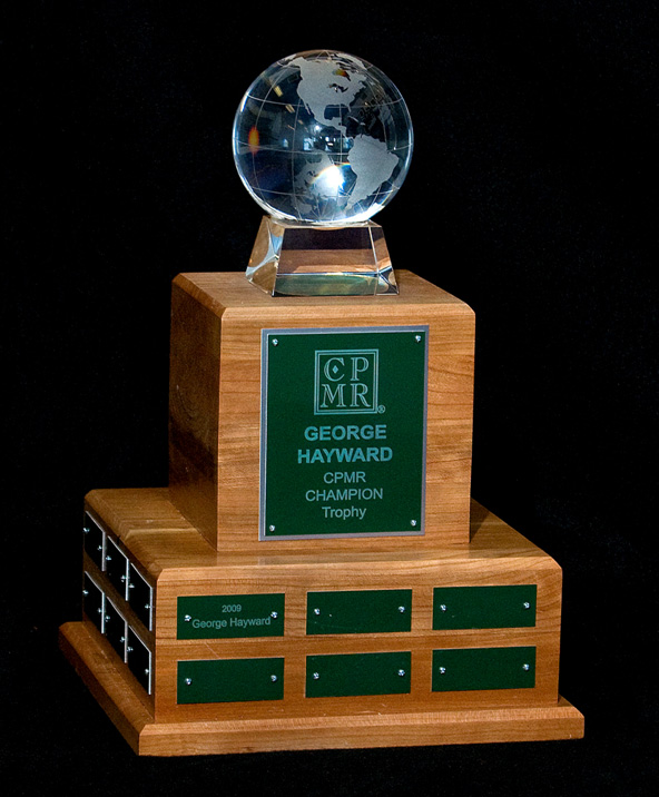 globe perpetual trophy base